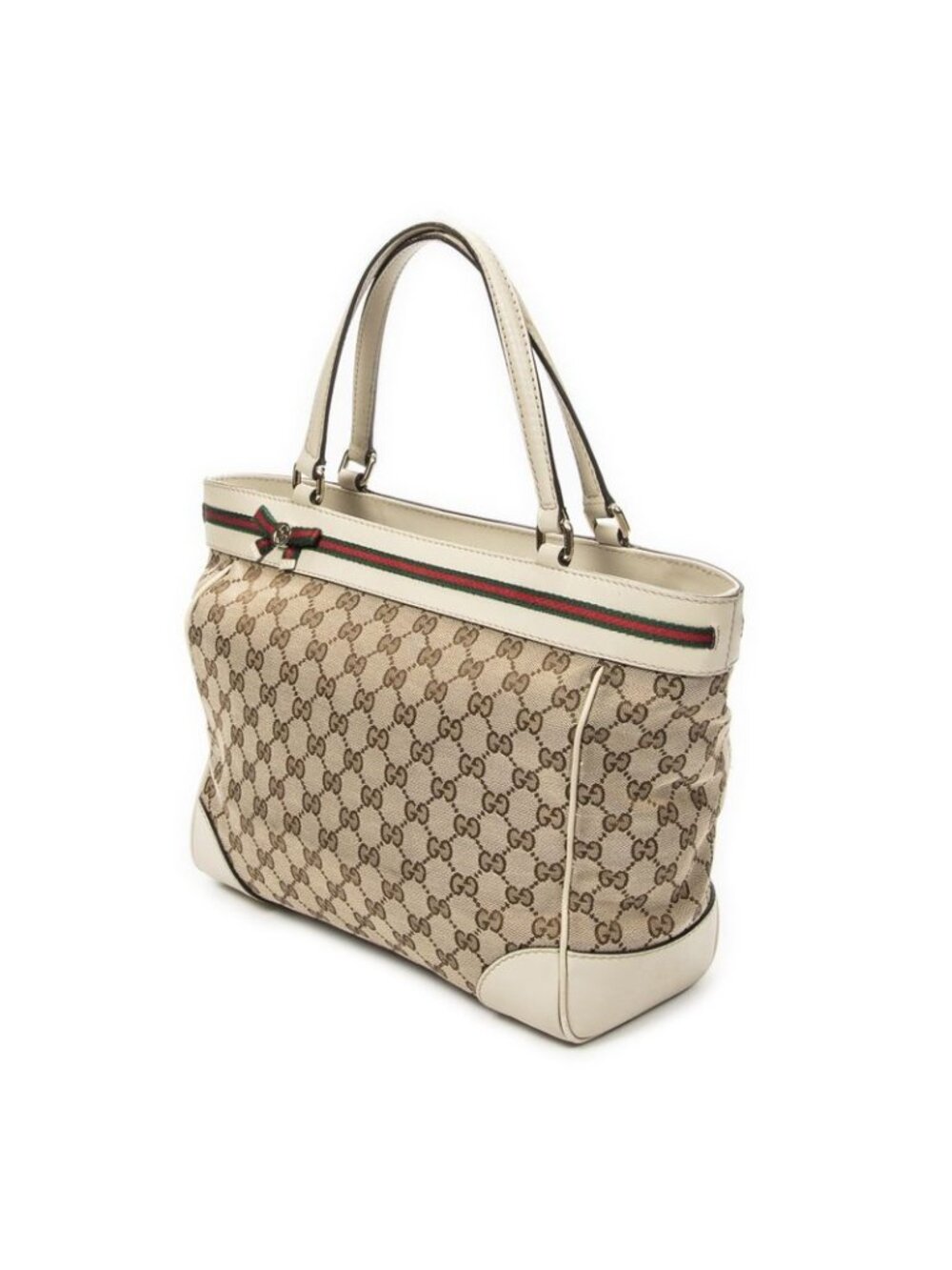 Gucci Mayfairt Beige GG Canvas Shoulder Bag - Picture 2 of 10